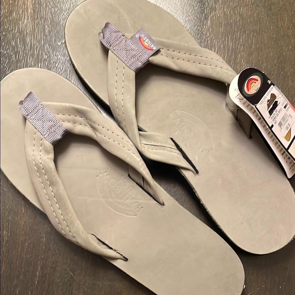 Rainbow Gray Sandals